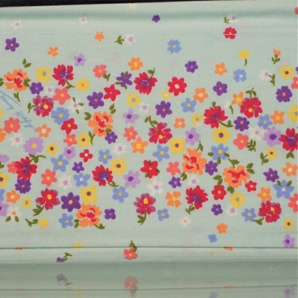 Vintage Tommy Hilfiger Full Flat Sheet Huckleberry Corner Floral Cottagecore NOS